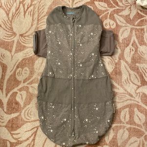 Snoo Sleep Sack grey stars size medium